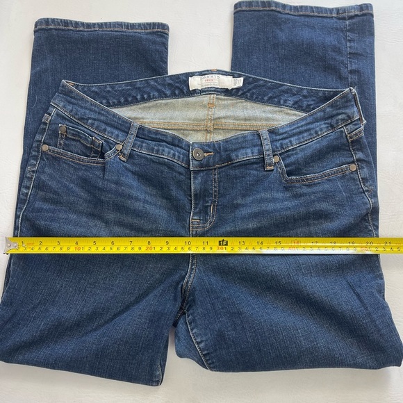 Torrid Women’s Flare Jeans Size 14XS – Dark Blue Denim Wash - Picture 6 of 14